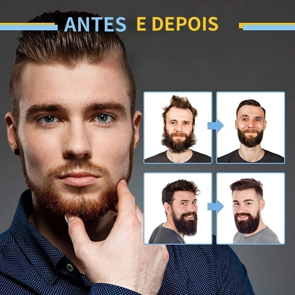 Chapinha Prancha Modelador e Alisador de Cabelo E Barba Masculino