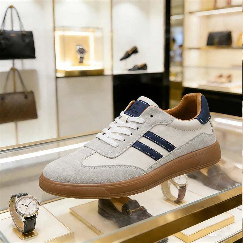 Tênis HKDQ Masculino de Camurça - Alta qualidade para Esporte ao Ar Livre