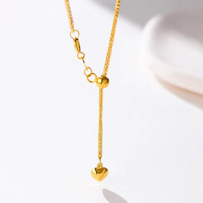 Colar de Ouro Maciço - Fino, Resistente, Simples e Minimalista