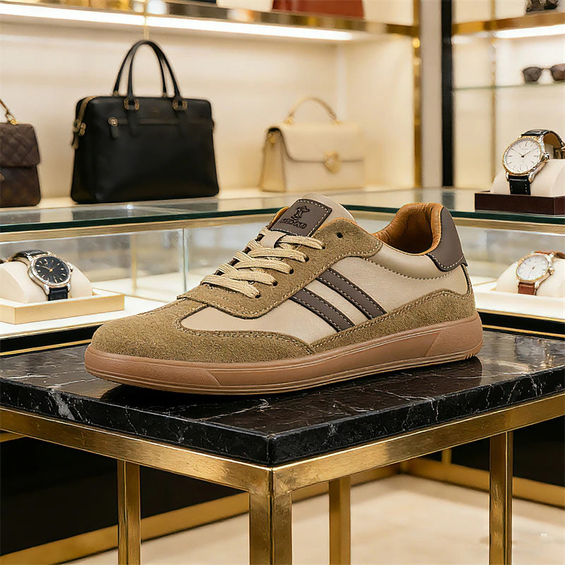 Tênis HKDQ Masculino de Camurça - Alta qualidade para Esporte ao Ar Livre