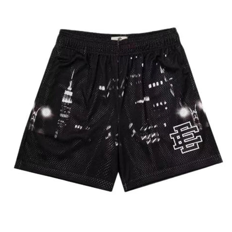 Shorts Casuais Masculinos Calças Esportivas de Fitness Verão Ginásio Treino Masculino