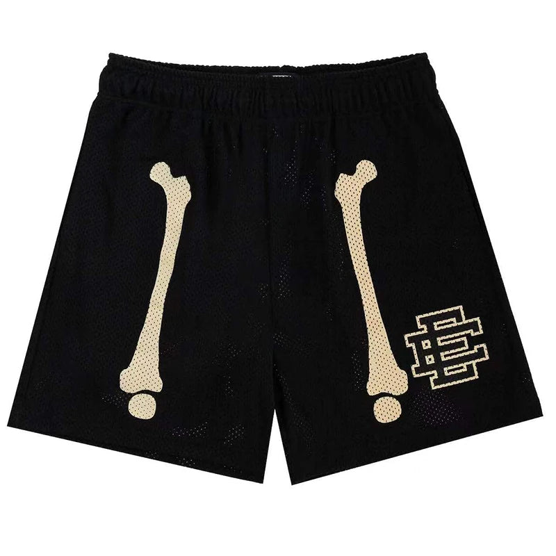 Shorts Casuais Masculinos Calças Esportivas de Fitness Verão Ginásio Treino Masculino
