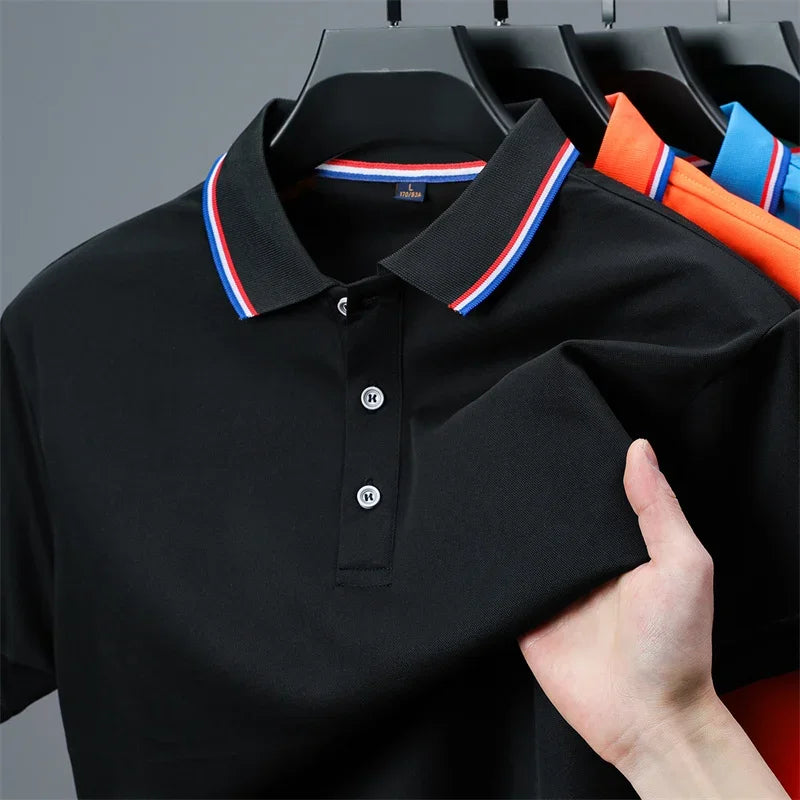 Camisa Polo Masculina Casual de Manga curta